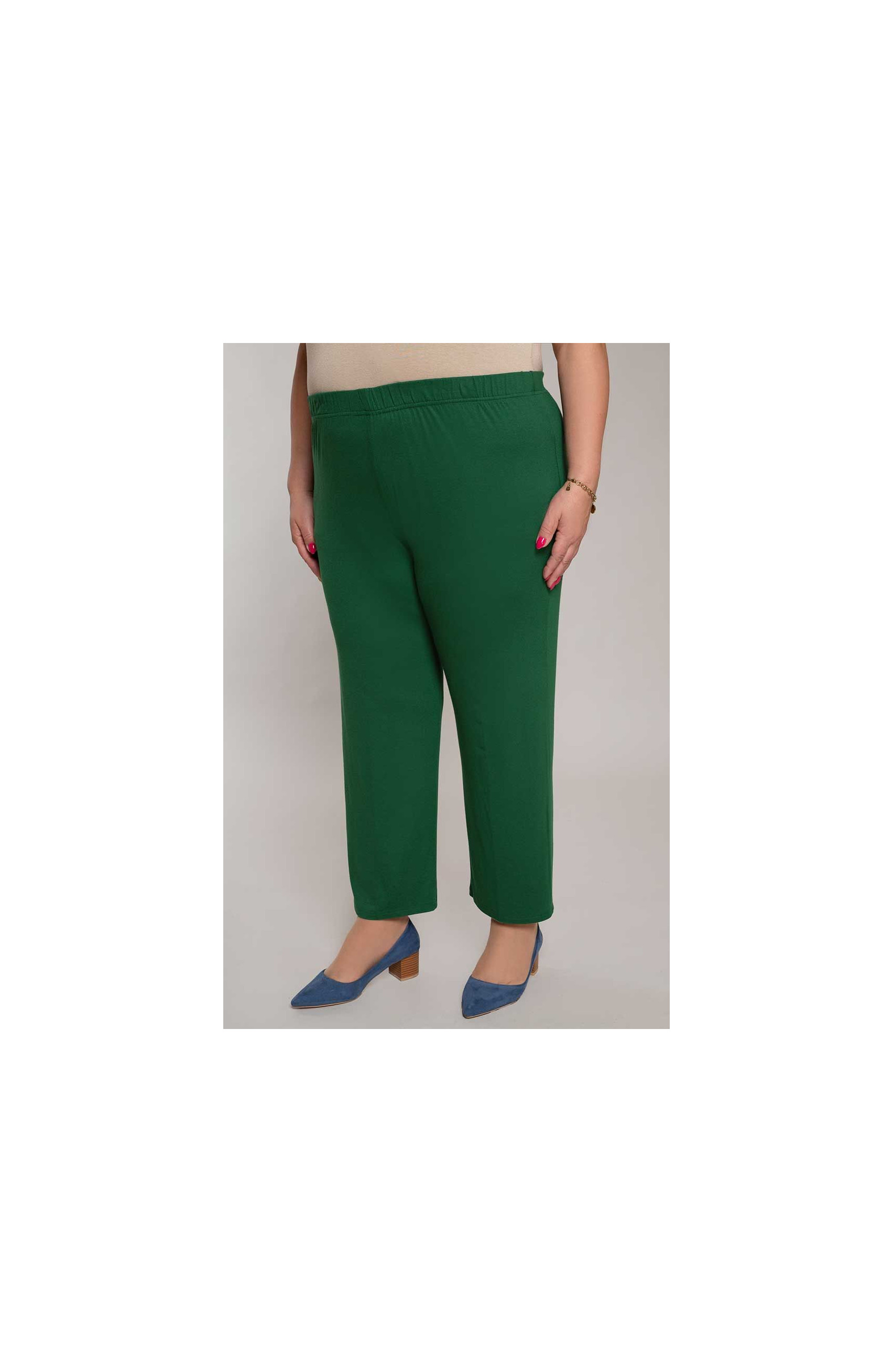 Klasické tenké  zelené nohavice