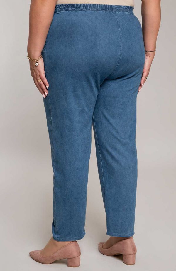 Džínsové dlhé nohavice s vreckami