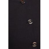 Čierne elegantné sako na gombíky