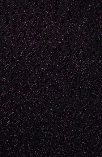 Čierna súprava s fialovými trblietavými vlnami