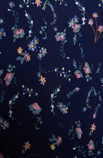 Šifónové šaty s jemnými kvetmi
