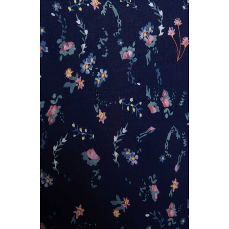 Šifónové šaty s jemnými kvetmi
